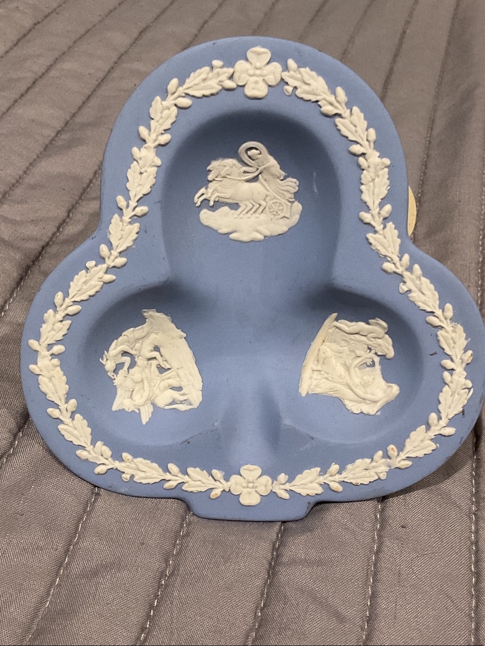 Wedgwood Blue and White Jasperware Dish
